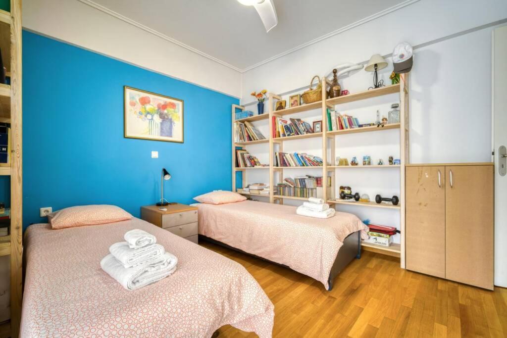 Spacious Family Flat Near Parthenon Free Parking Atenas Exterior foto