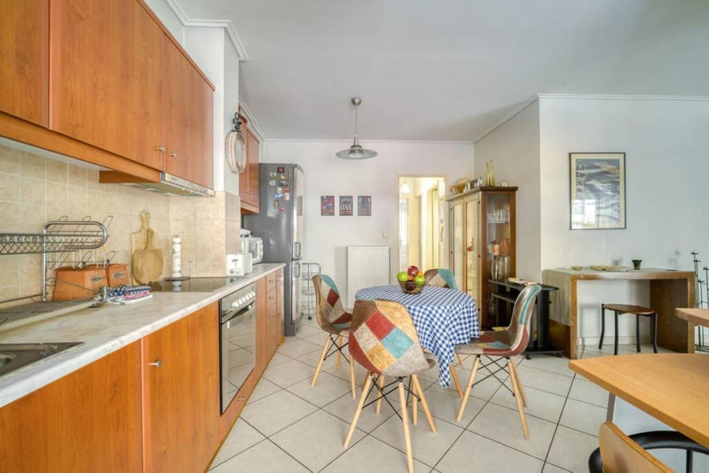 Spacious Family Flat Near Parthenon Free Parking Atenas Exterior foto