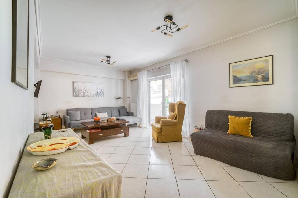 Spacious Family Flat Near Parthenon Free Parking Atenas Exterior foto