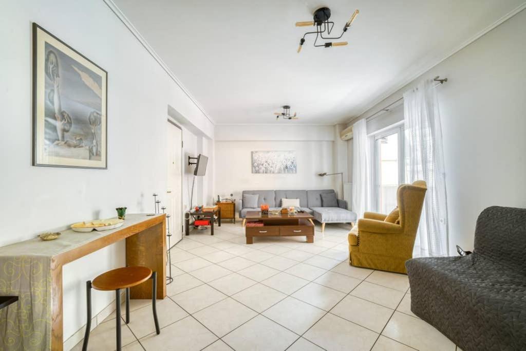 Spacious Family Flat Near Parthenon Free Parking Atenas Exterior foto